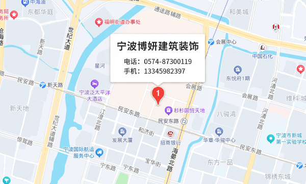 宁波博妍装饰地址地图