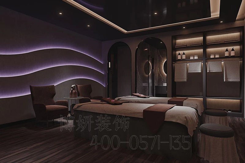 宁波奢华灵动足浴会所装修设计方案效果图 实景图 5