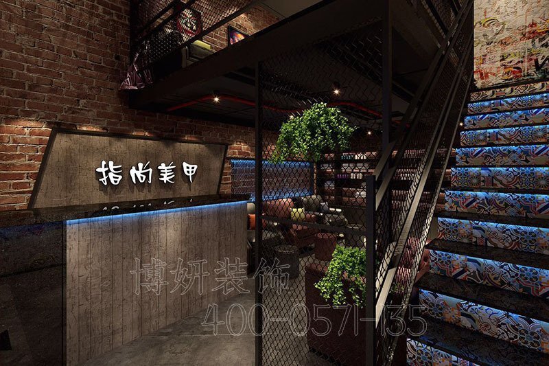宁波美甲店装修,宁波美甲店装潢设计,宁波美甲店装修效果图,宁波装修公司