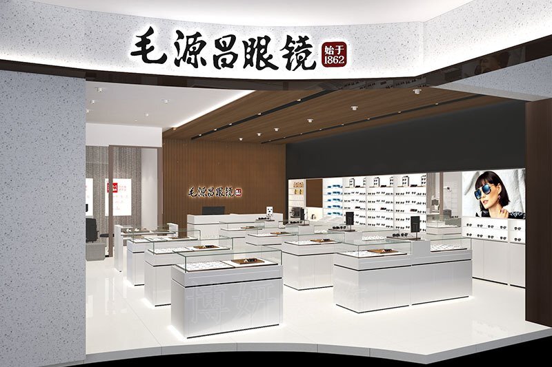 宁波眼镜店装修,宁波眼镜店装潢设计,宁波眼镜店装修效果图,宁波装修公司