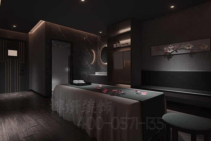 宁波奢华灵动足浴会所装修设计方案效果图 实景图 2