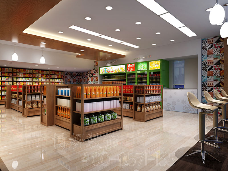 宁波综合性超市装修效果图，让顾客放心省心