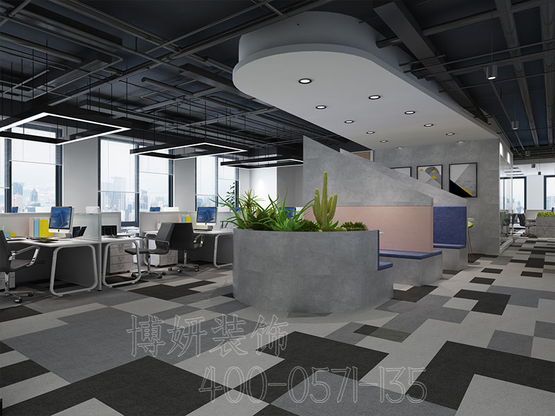【宁波办公室空间装修设计哪家好】现代化办公装修，给员工更好的工作环境