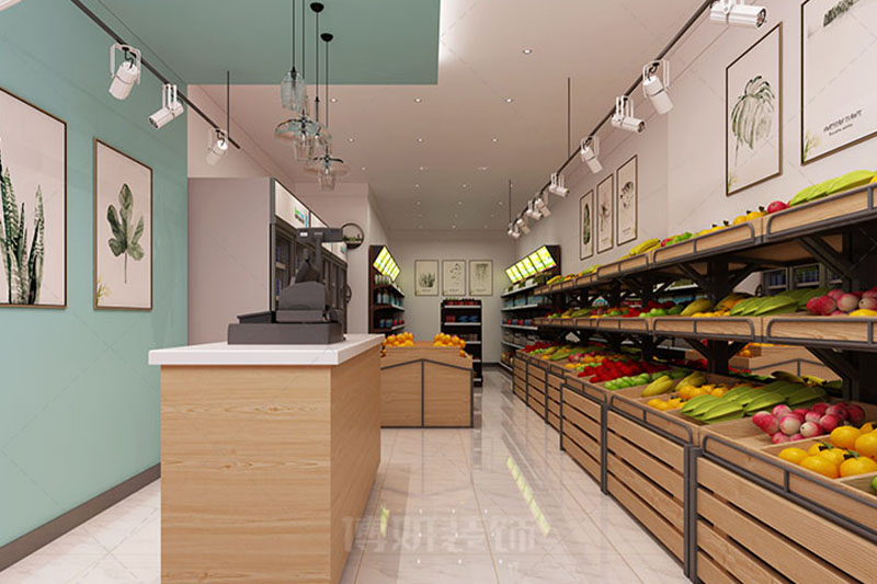 宁波接地气的水果店装修设计