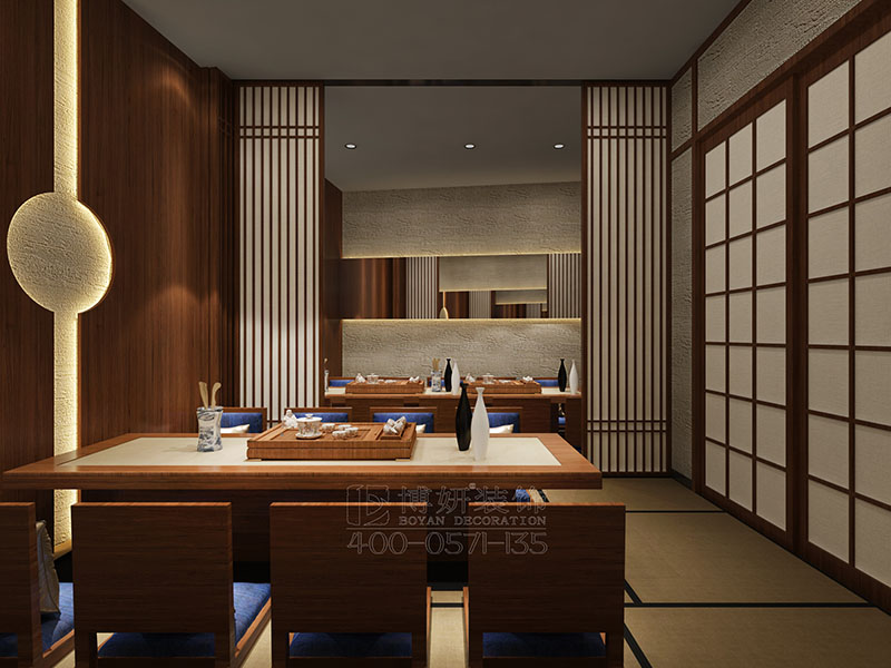 日式料理店装修设计元素,日式料理店装修效果图,日式料理店装潢
