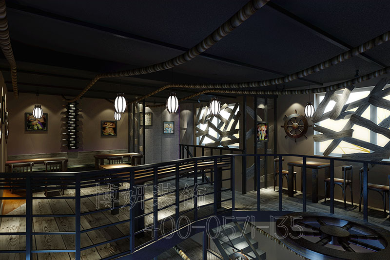 宁波烤鱼店装修设计特点，热闹的餐饮店如何装修？