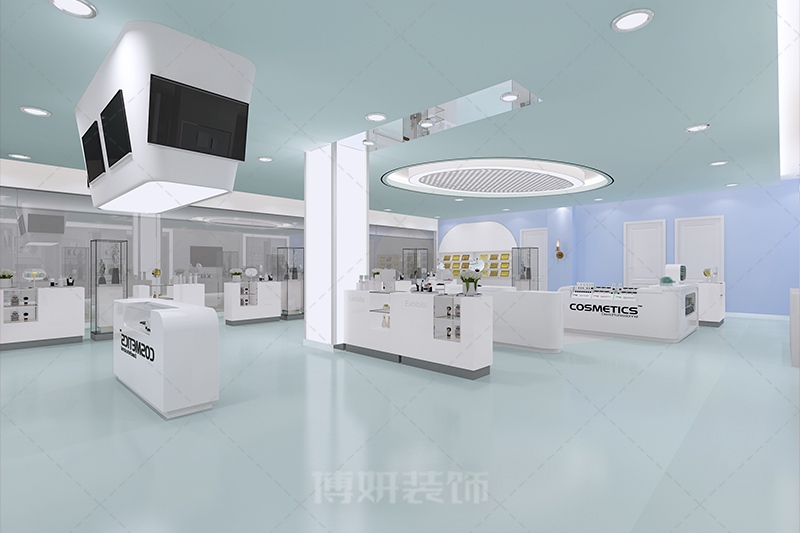 宁波化妆品店装修设计，店铺这么装修人气爆棚！