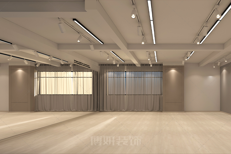 宁波舞蹈室装修,宁波舞蹈室装修设计,宁波舞蹈室装修效果图