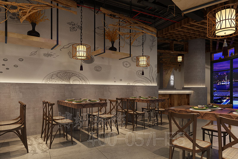 烧烤店装修,烧烤店设计,烧烤店装修设计案例