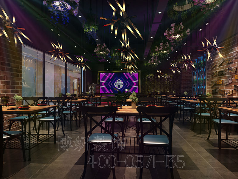 宁波餐厅装修设计,宁波餐厅装修效果图,宁波餐厅装修案例