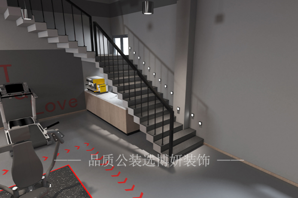 宁波健身房设计装修,宁波健身房设计效果图,宁波健身房设计公司