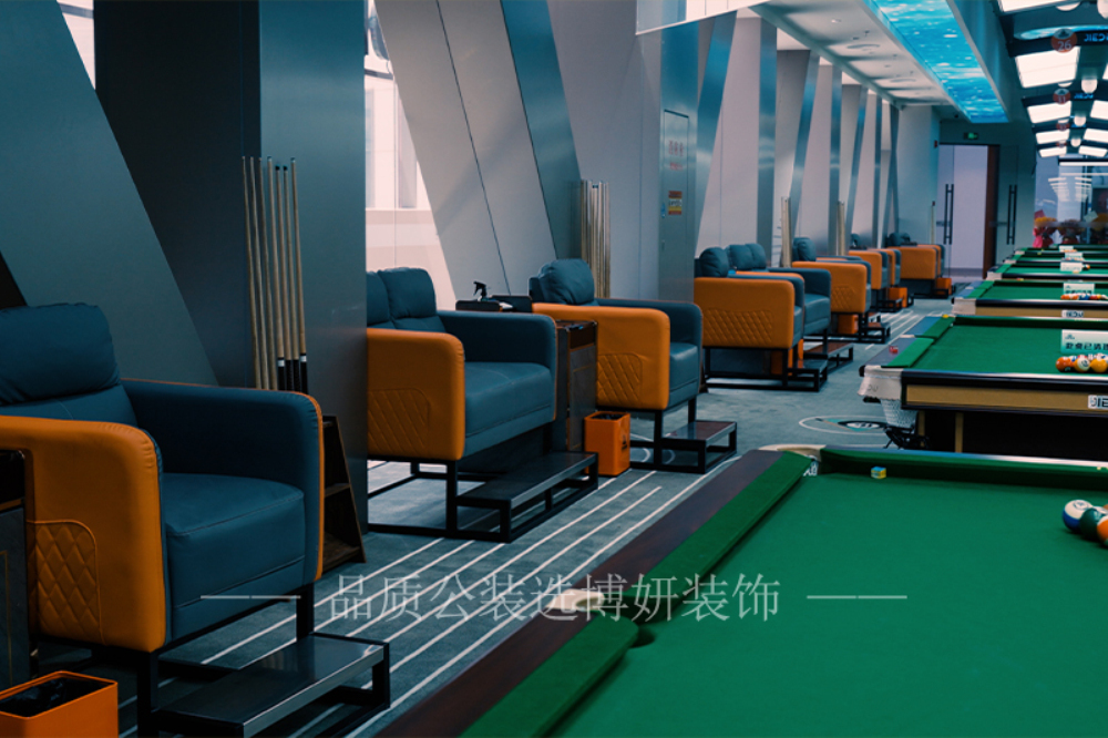 宁波台球俱乐部装修设计，打造氛围感休闲娱乐空间