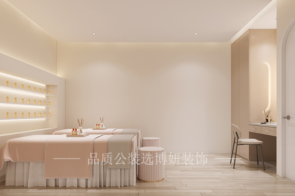 宁波美甲店装修设计,宁波美甲店设计效果图,宁波美甲店装修公司