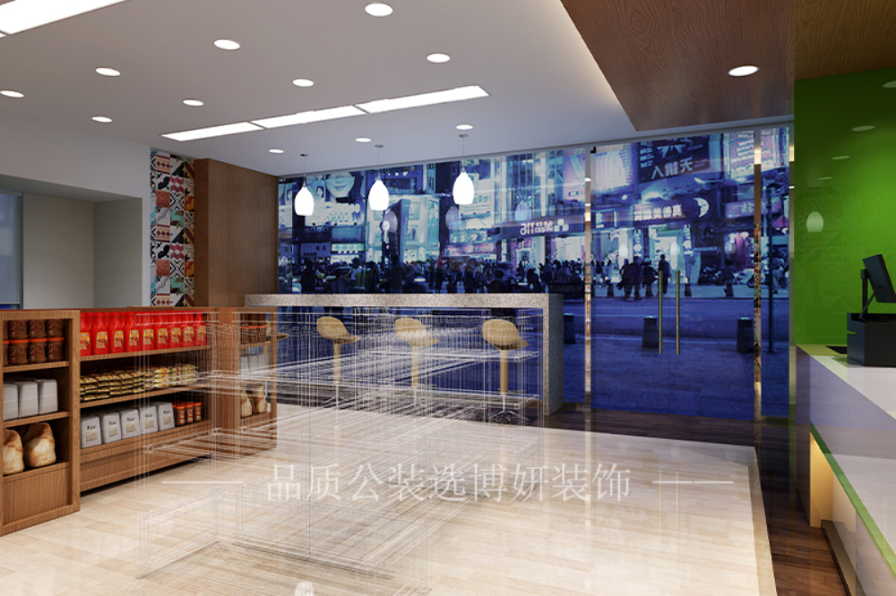 宁波社区便利店装修设计,宁波社区便利店设计效果图,宁波社区便利店装修公司