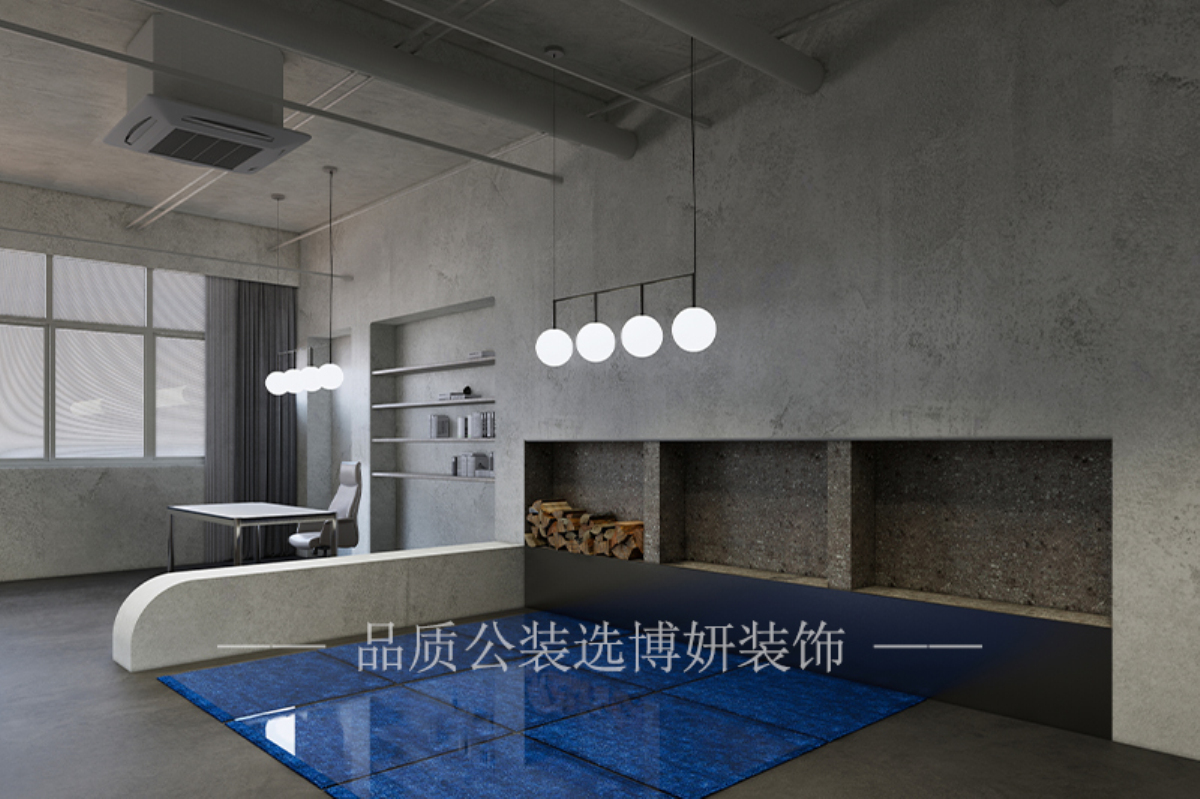 宁波工业风办公室装修设计,宁波工业风办公室装修公司,宁波工业风办公室设计效果图