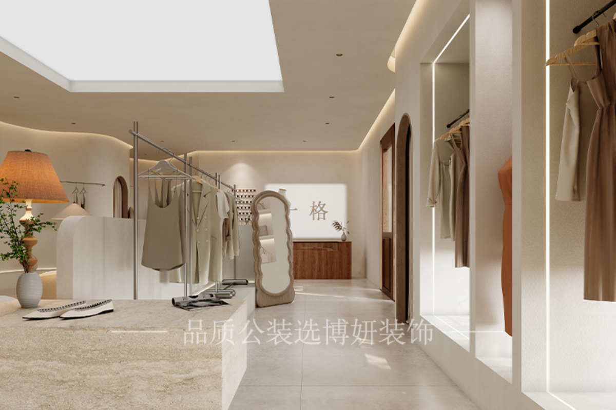 宁波服装店装修设计,宁波服装店装修公司,宁波服装店设计效果图