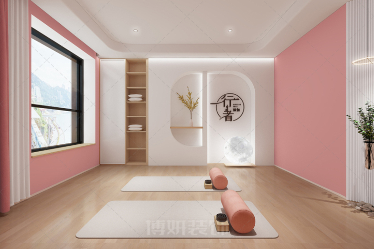 宁波瑜伽馆装修设计,宁波瑜伽馆装修公司,宁波瑜伽馆设计效果图