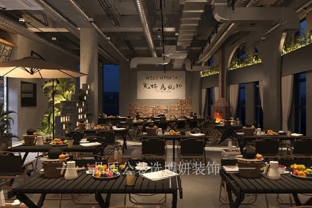 宁波露营风小酒馆设计装修，打造都市中的野趣乌托邦