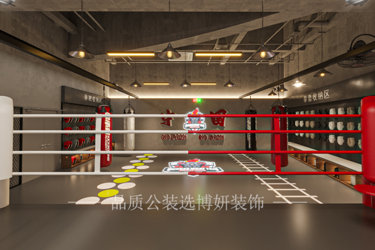 宁波拳击馆设计装修，从空间规划到氛围营造
