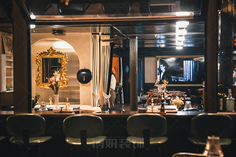 宁波法式餐酒馆装修设计,宁波法式餐酒馆装修公司,宁波餐饮店设计效果图