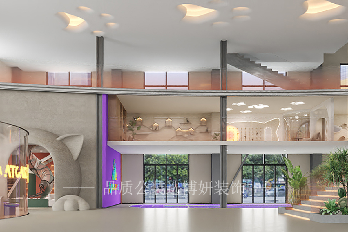 宁波宠物店装修设计,宁波宠物店装修公司,宁波宠物店设计效果图