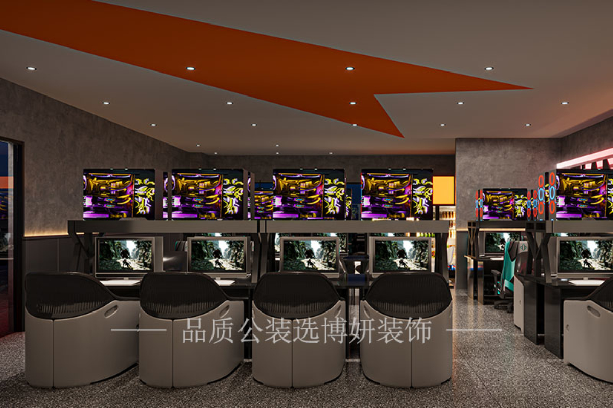 宁波网咖装修设计,宁波网咖装修公司,宁波网咖设计效果图