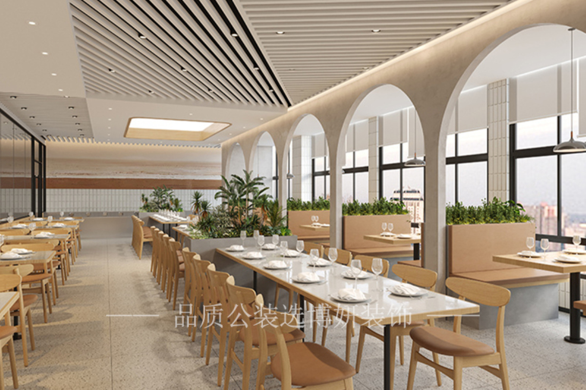 宁波现代简约风快餐店设计装修，打造高效与舒适兼具的就餐空间