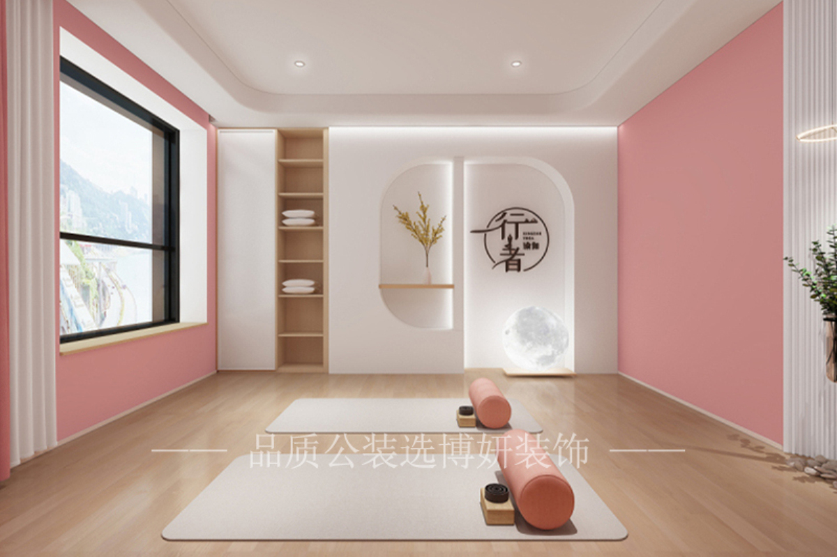 宁波瑜伽馆装修设计,宁波瑜伽馆装修公司,宁波瑜伽馆设计效果图