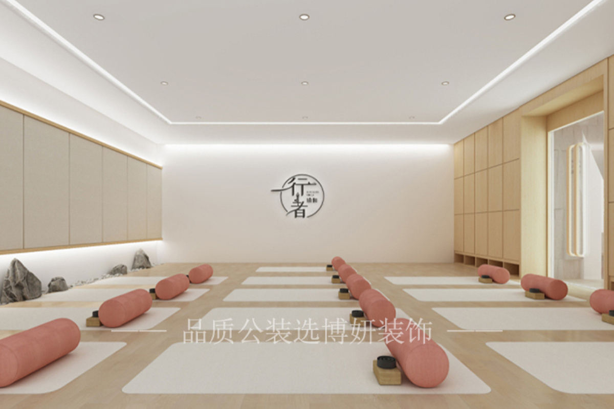 宁波瑜伽馆装修设计,宁波瑜伽馆装修公司,宁波瑜伽馆设计效果图