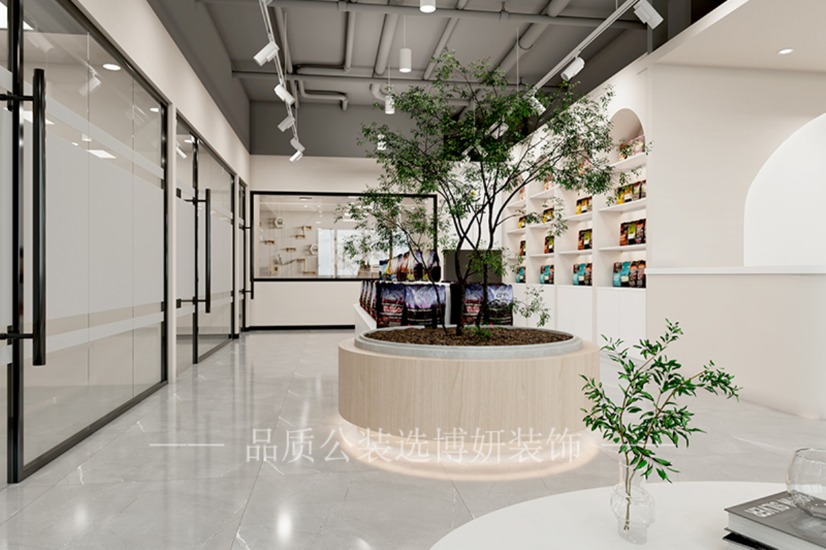 宁波宠物店装修设计,宁波宠物店装修公司,宁波宠物店设计效果图