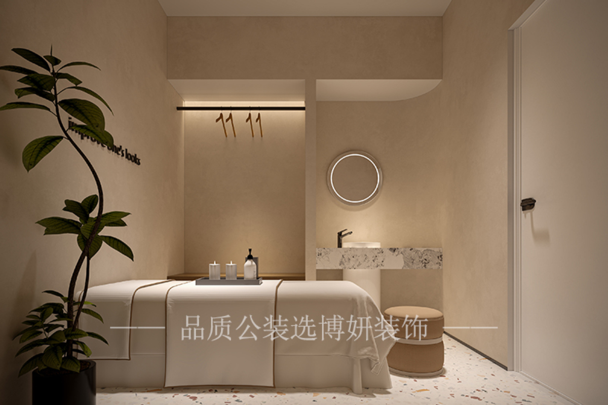 宁波美甲店装修设计,宁波美甲店装修公司,宁波美甲店设计效果图