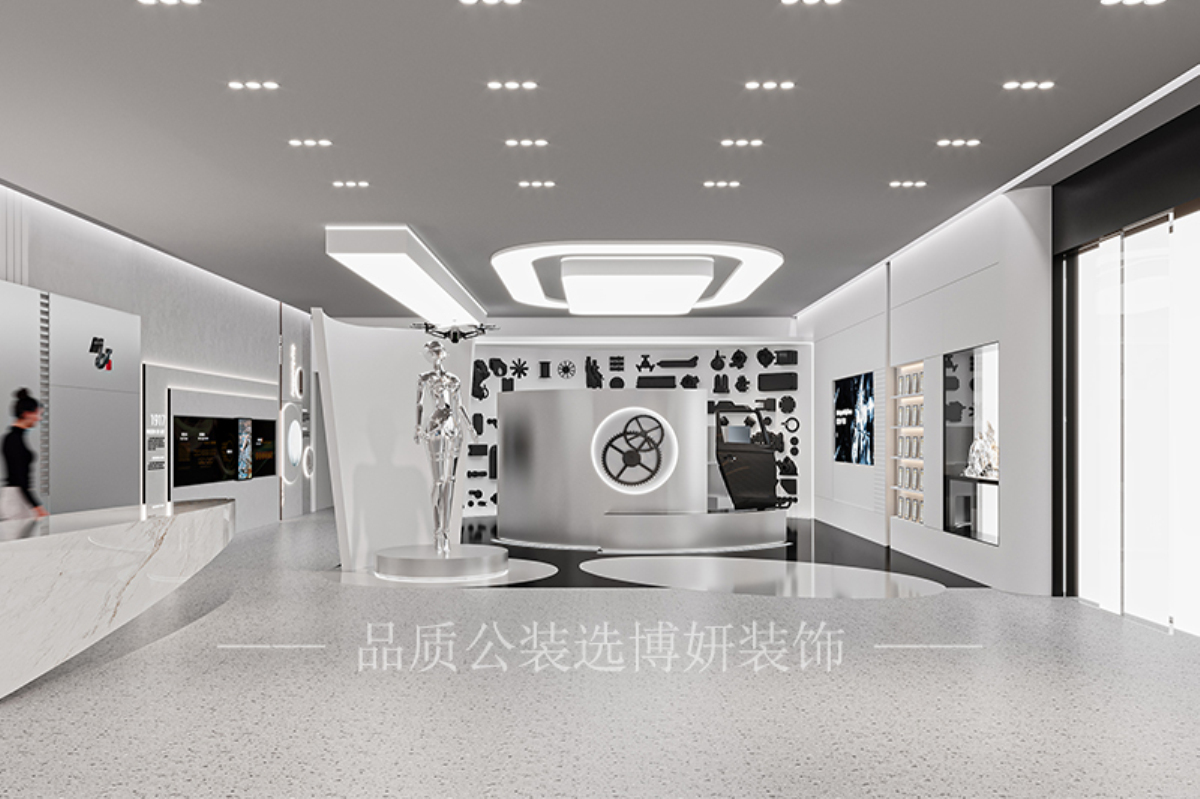宁波企业展厅装修,宁波展厅设计,企业展厅装修公司,博妍装饰