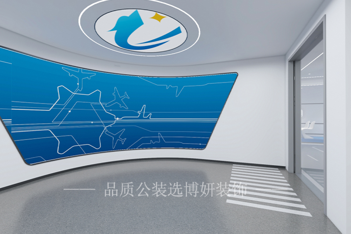宁波企业展厅装修,宁波展厅设计,企业展厅装修公司,博妍装饰