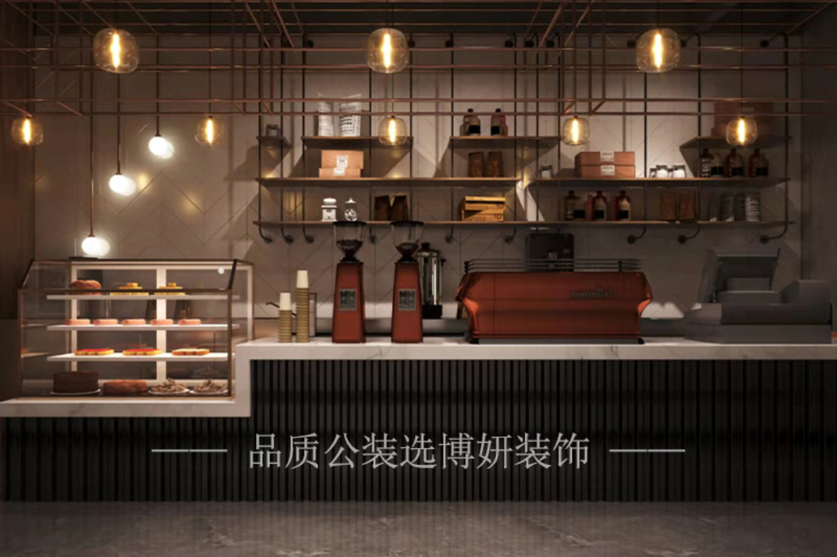 宁波复古咖啡店装修设计,宁波复古咖啡店装修公司,宁波博妍装饰,宁波工装设计