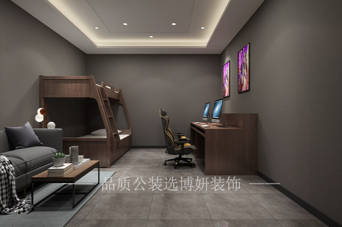 宁波电竞酒店装修,宁波电竞酒店设计,博妍装饰,电竞酒店工装,商业空间装修