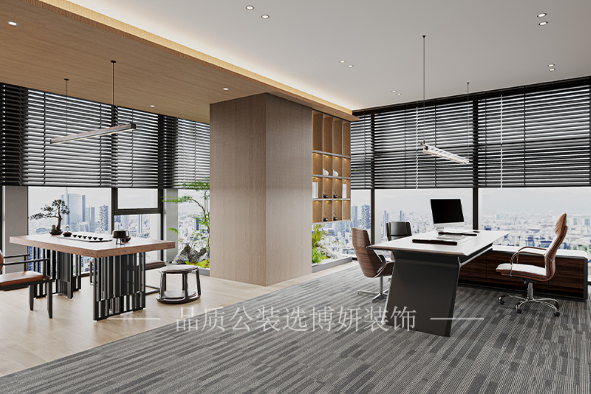 宁波现代办公室设计装修指南，博妍装饰17年工装经验一站式落地
